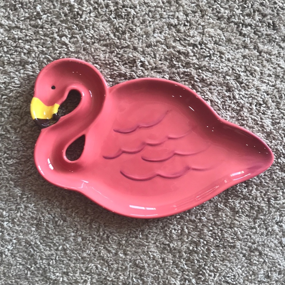 Flamingo platter